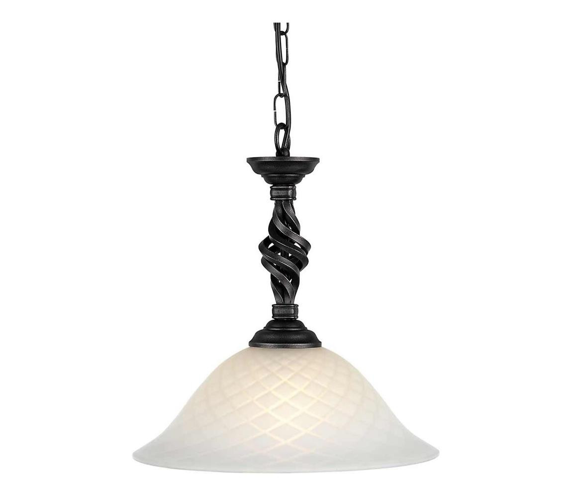 Elstead Elstead PB-P-BLACK - Lustr na řetězu PEMBROKE 1xE27/60W/230V
