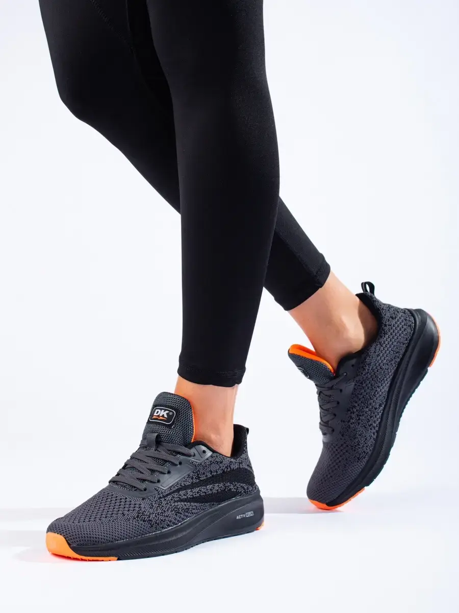 Klasické dámské tenisky šedé bez podpatku