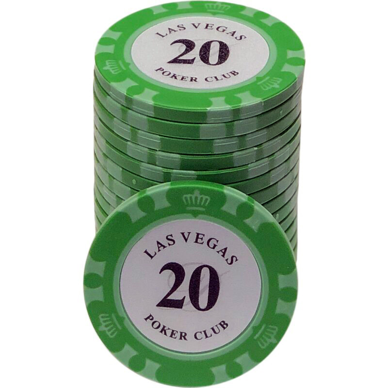 Kusový žeton na poker Las Vegas Pokerclub 20