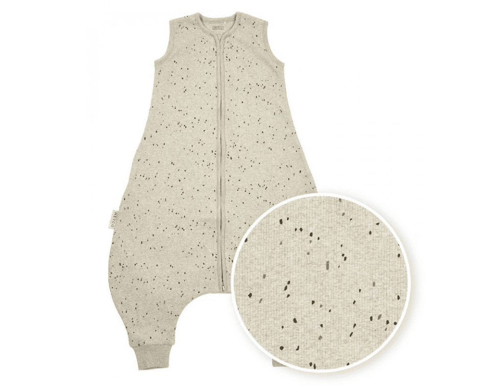 Meyco LETNÍ JUMPER RIB MINI SPOT 92 cm - Sand melange