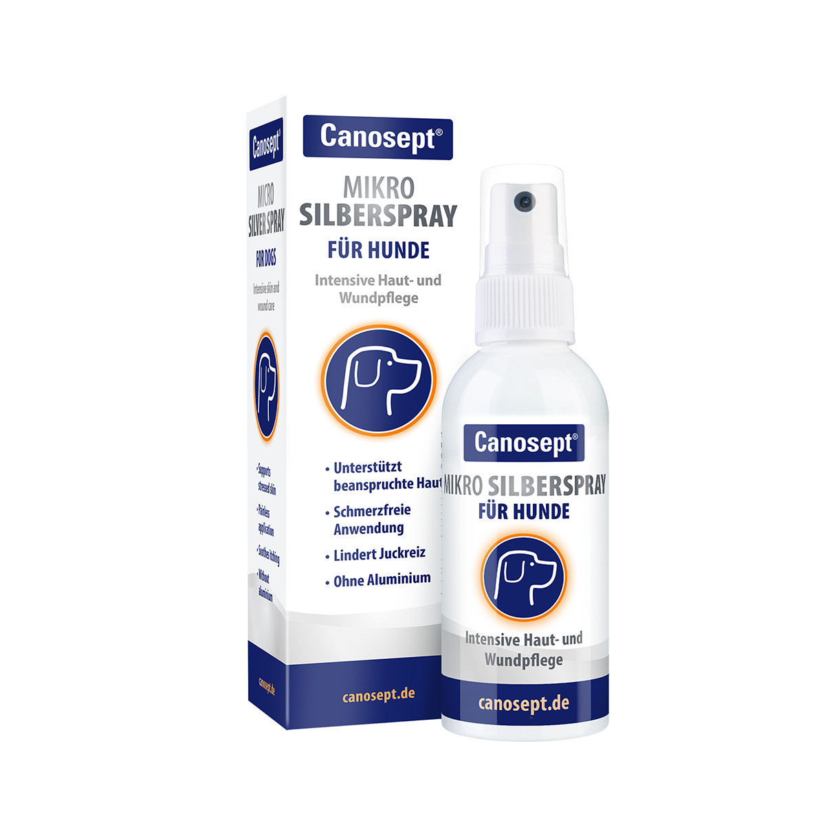 Canosept Mikro Silberspray pro psy 75 ml