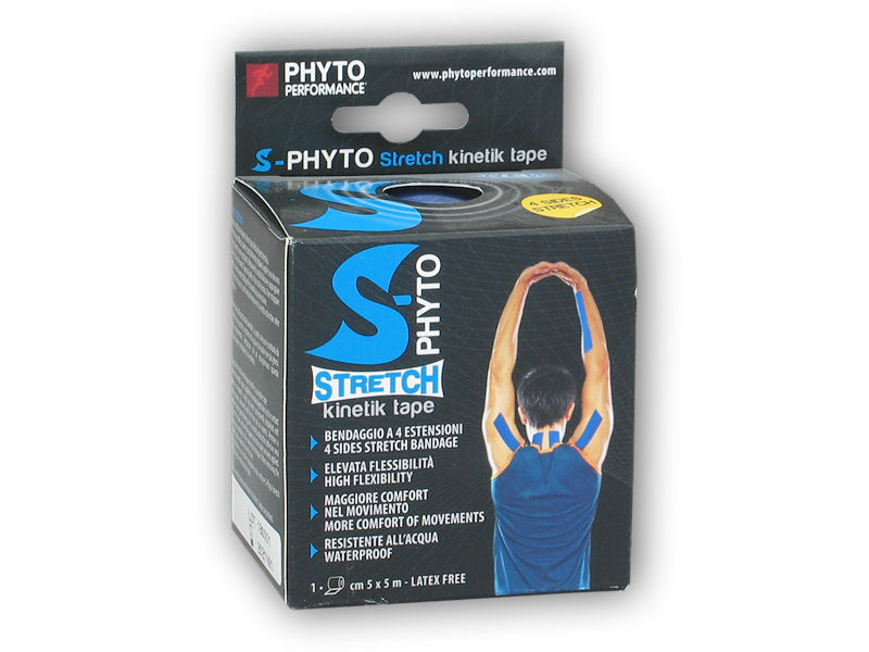 Phyto Performance S-biokinetik stretch tape 5cm x 5m tejpovací páska Varianta: tmavě modrá