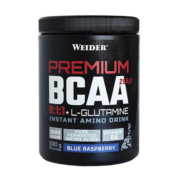EXP 2/2024 Weider Premium BCAA 8:1:1 500 g fermentované BCAA s l-glutaminem bez cukru Varianta: Růžová limonáda