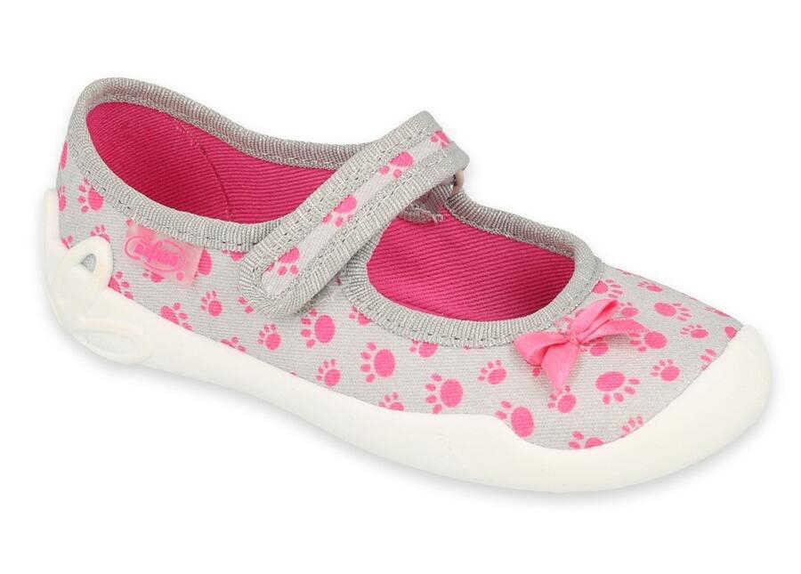 BEFADO 114X478 dívčí balerínky růžovo šedé 25 114X478_25