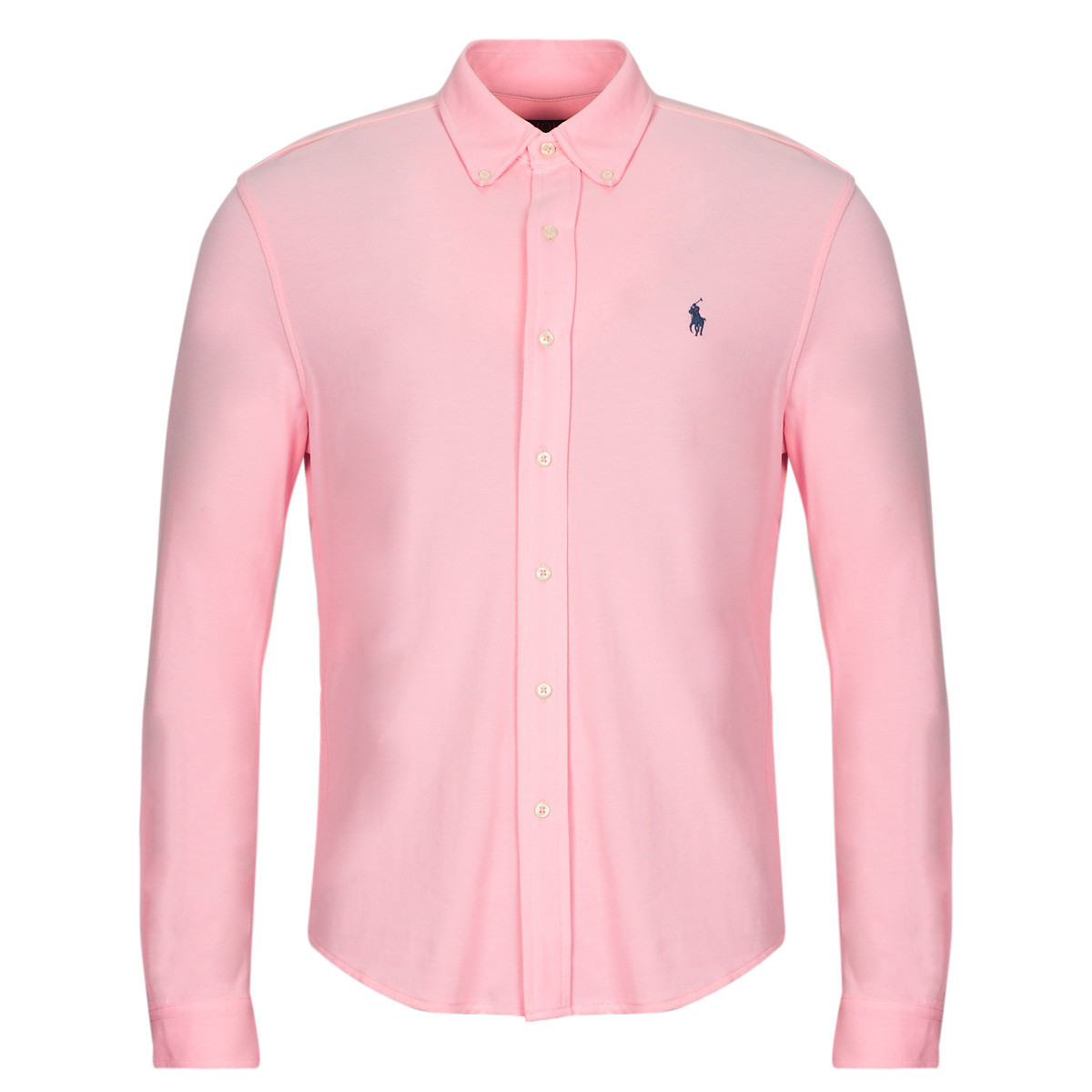 Polo Ralph Lauren  CHEMISE AJUSTEE COL BOUTONNE EN POLO FEATHERWEIGHT  Růžová