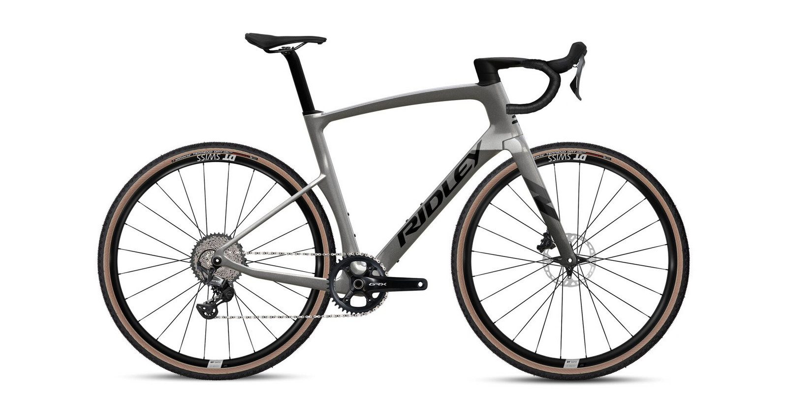 Gravel kolo RIDLEY KANZO Fast GRX800 Empress Grey Metallic/Anthracite Metallic/Black Velikost: S