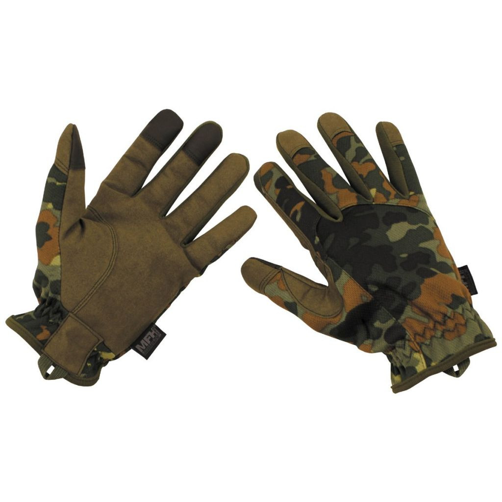 Rukavice MFH Lightweight - flecktarn, S