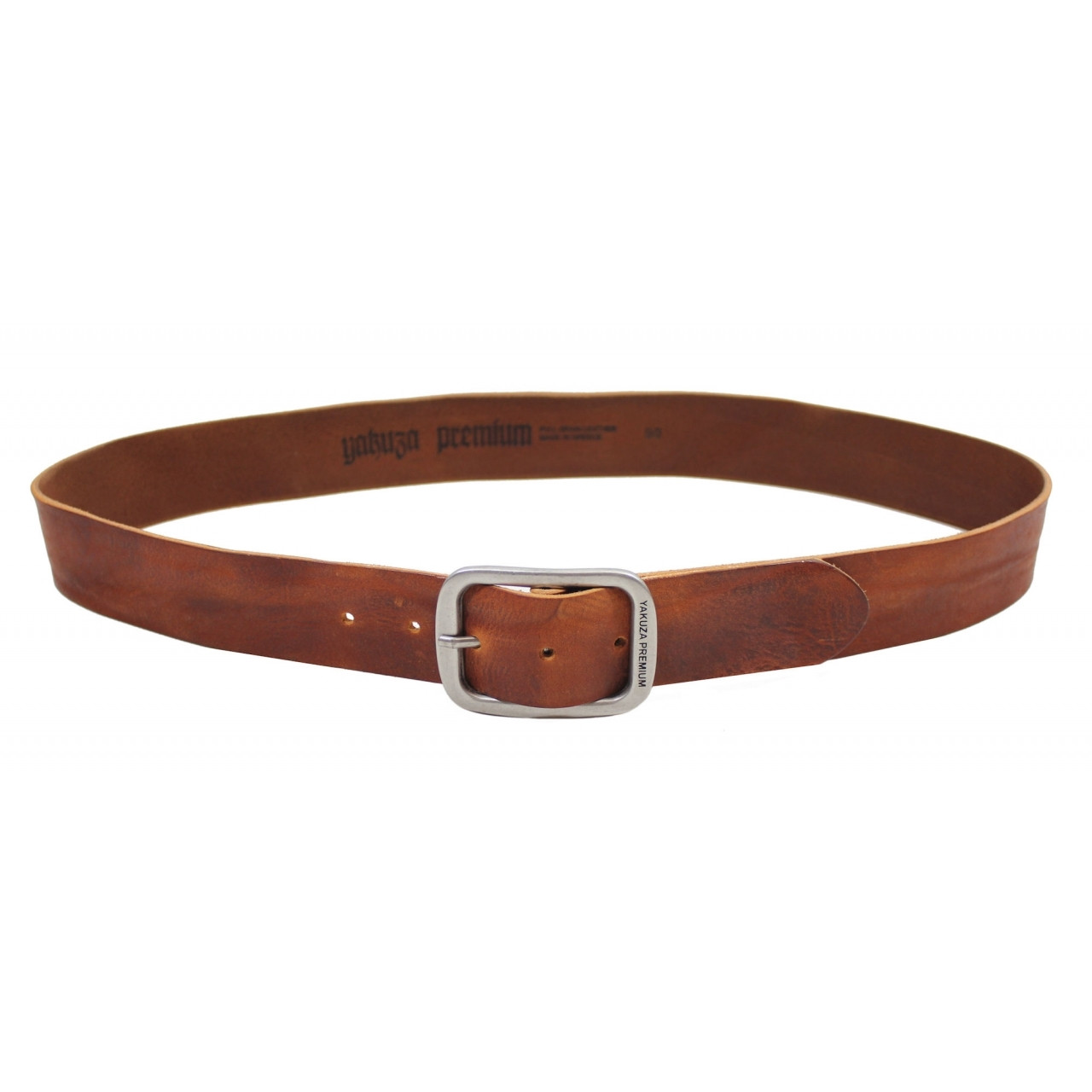 Opasek Yakuza Premium Oval - světle hnědý, 100