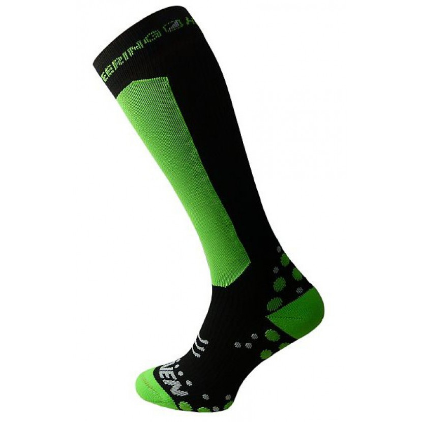 Kompresní podkolenky Haven EvoTec Orienteering - černé-zelené, 10-12