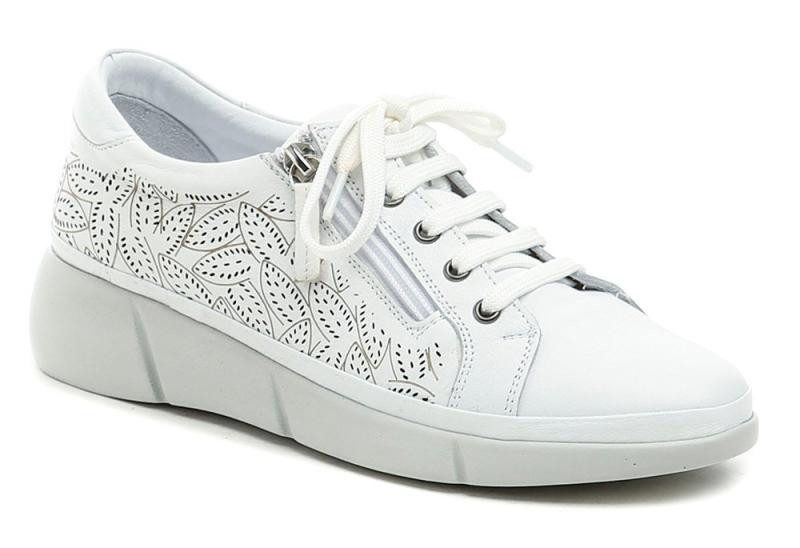 Wild 161-912-L88-B2 bílé dámské polobotky