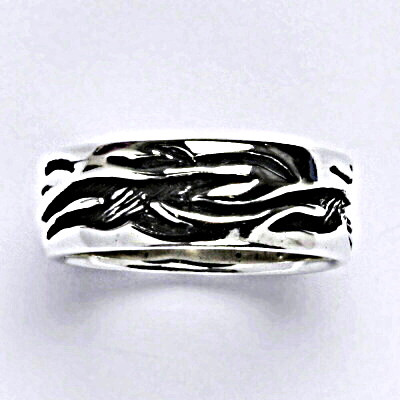 Stříbrný prsten s patinou, prsten ze stříbra,váha 6,82 g