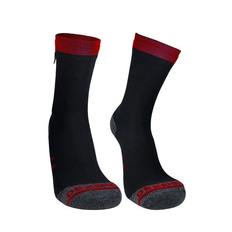 DexShell Nepromokavé ponožky DexShell Running Lite Červená