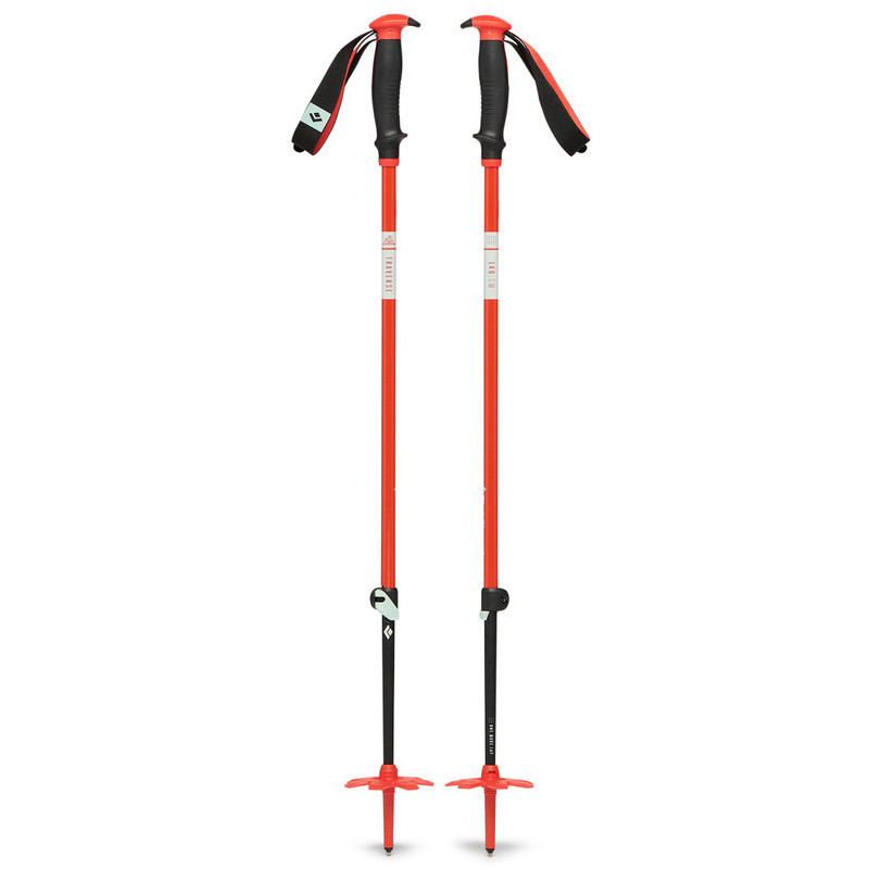 Skialpové hole Black Diamond Traverse Ski Poles Délka holí: 140 cm /oranžová