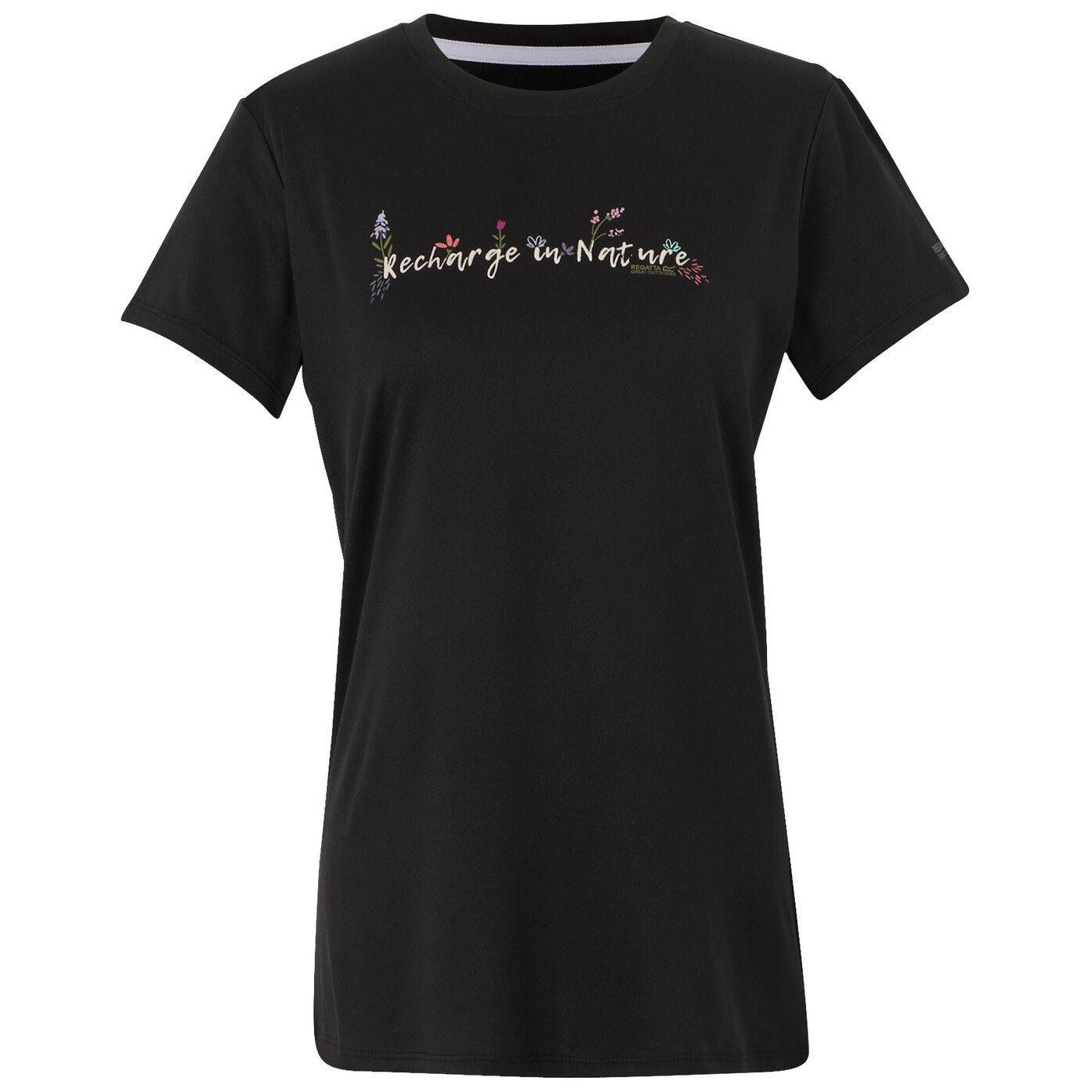 Dámské triko Regatta W Fingal IX Velikost: 4XL / Barva: černá