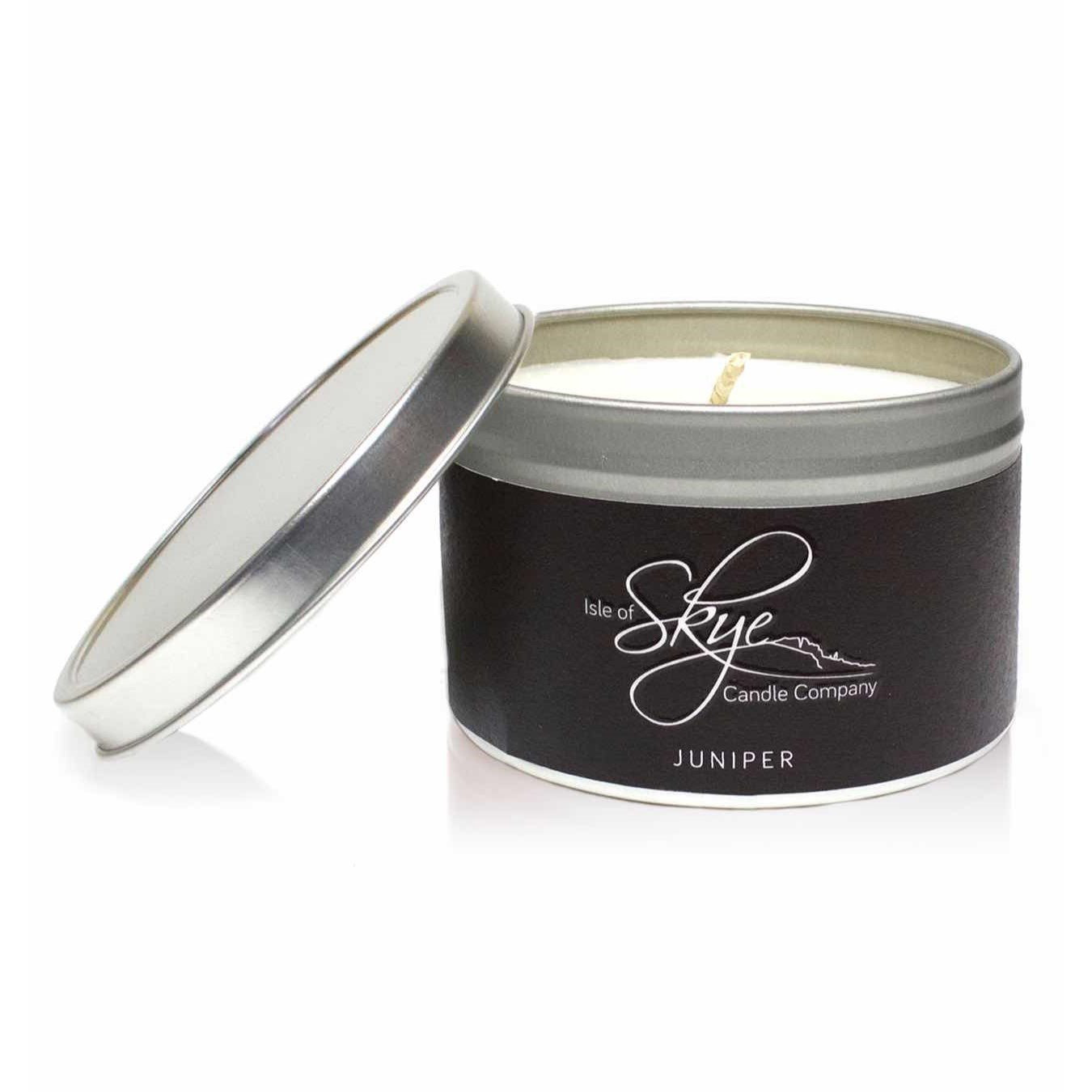 Vonná svíčka JUNIPER, doba hoření 30 hodin, cestovní balení, Isle of Skye Candle Company