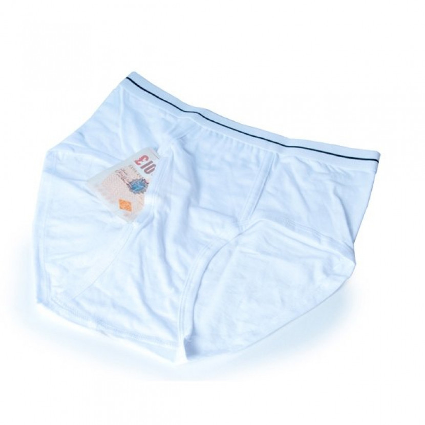Bezpečnostní spodní prádlo na úschovu cenností - modré