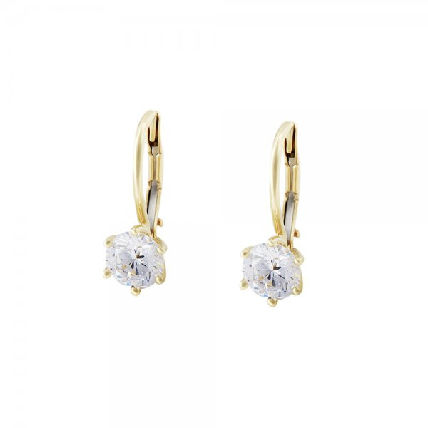 Náušnice se syntetickými kameny 236-087-000120 2.45g