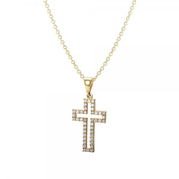 Přívěsek se syntetickými kameny 246-185-001763 1.20g