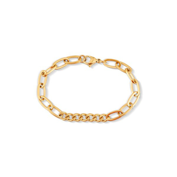 Náramek ocel / zlato 861-926-Y419 19