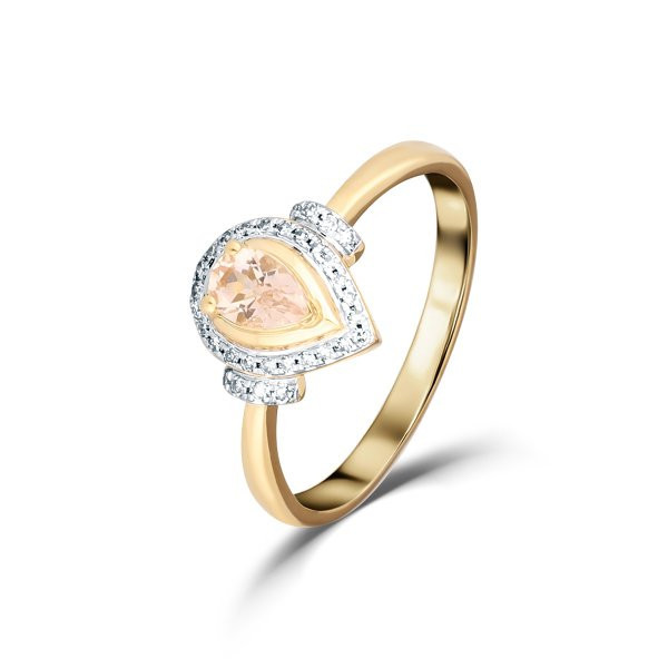 Prsten s morganitem 224-958-MO27 54-2.95g