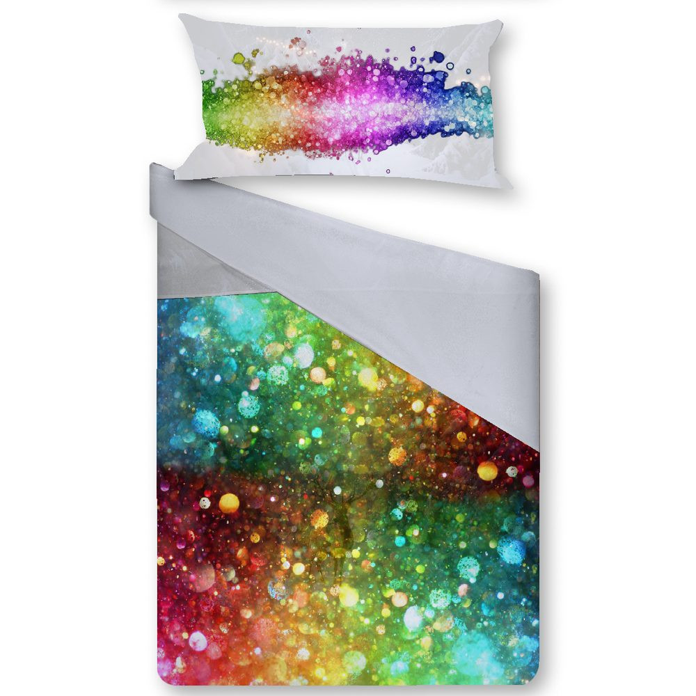 Gipetex Natural Dream 3D italské povlečení 100% bavlna Glitter - 140x200 / 70x90 cm