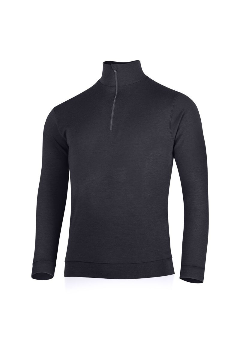 Lasting pánská merino mikina BESO modrá Velikost: L 8596445039191