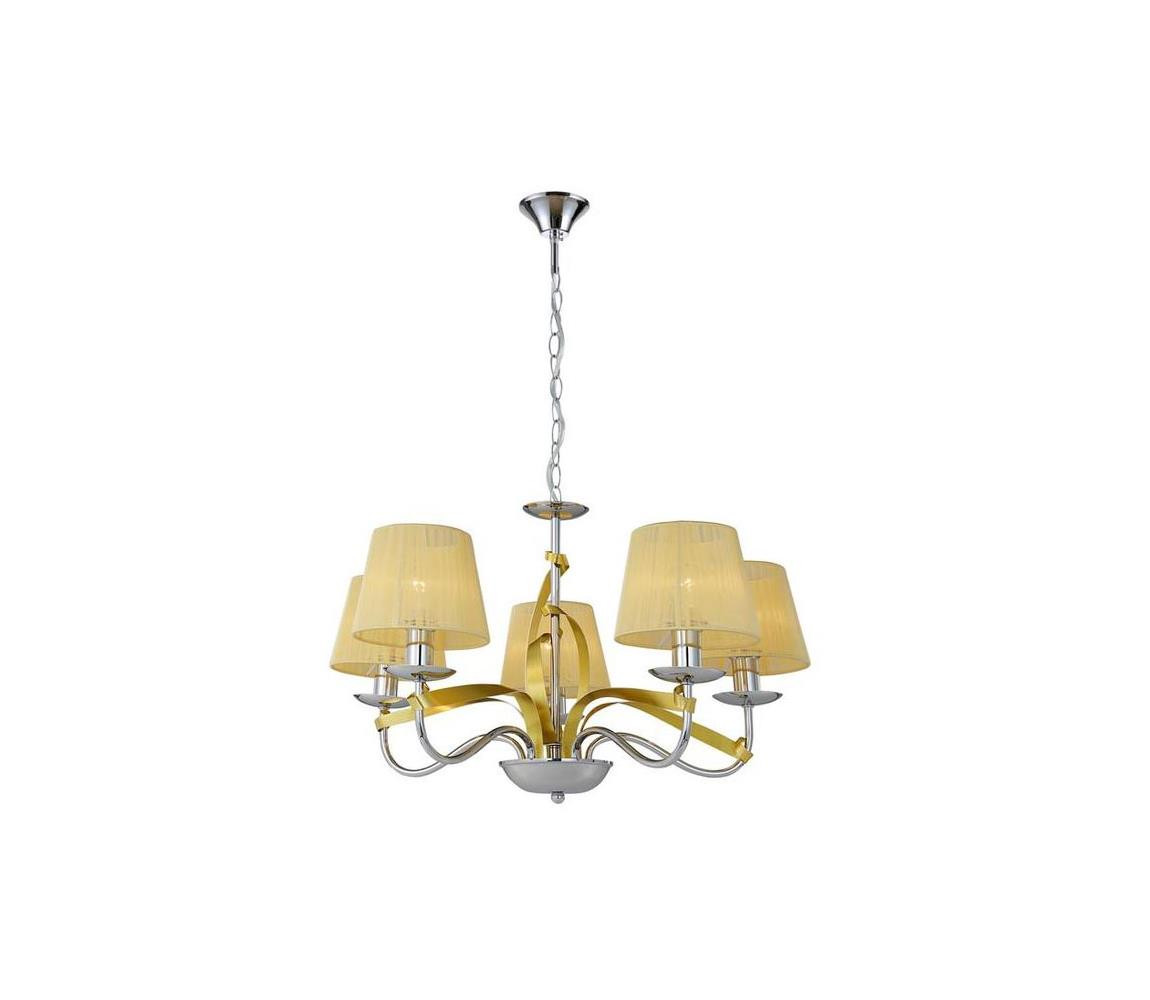 Lustr na řetězu DIVA 5xE14/40W/230V