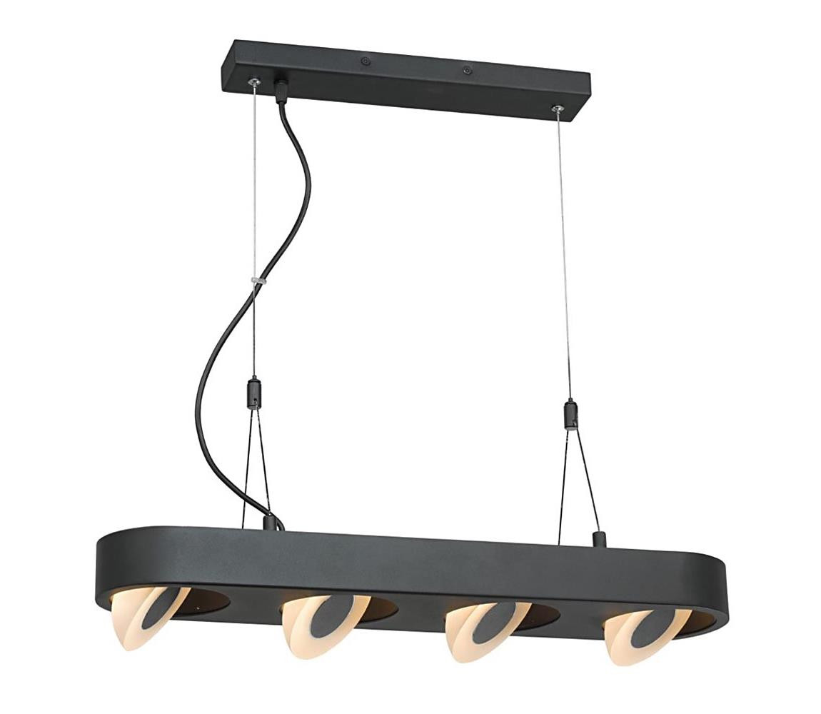 LED Lustr na lanku PRIMO 4xLED/40W/230V