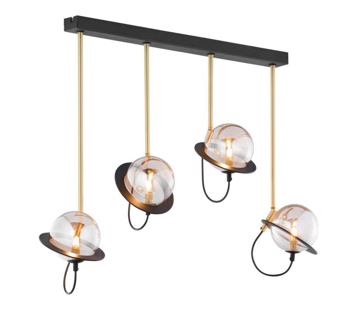 Jupiter Jupiter 1892 - Lustr na tyči PLANET 4xG9/10W/230V zlatá