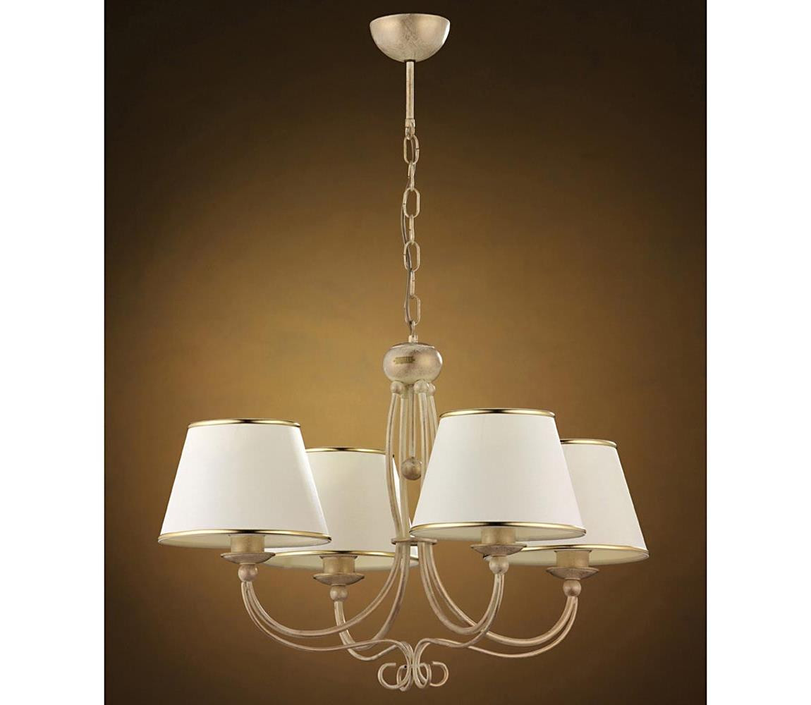 Jupiter Jupiter 514 - LA-4-E - Lustr závěsný řetěz LAURA 4xE27/60W/230V