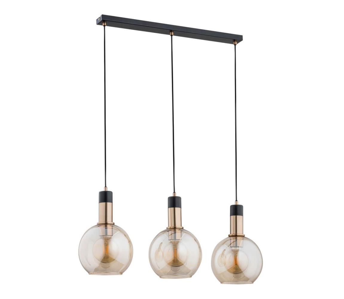 Lustr na lanku MAYA 3xE27/60W/230V mosaz