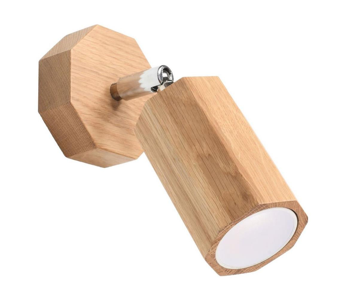 SL.1028 - Nástěnné bodové svítidlo ZEKE 1xGU10/40W/230V dub