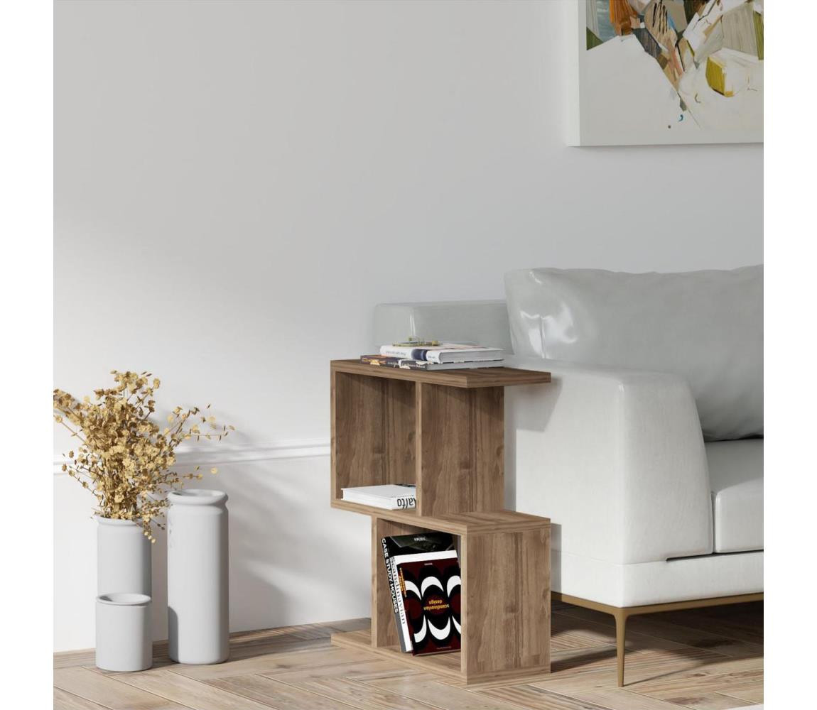 Odkládací stolek ZET 51,4x45 cm hnědá