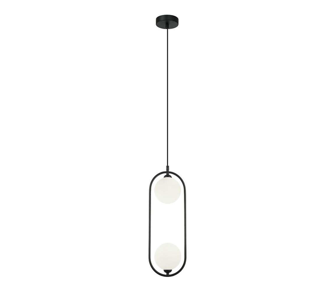 PND-3965-2-BK - Lustr na lanku LUPUS 2xG9/25W/230V černá