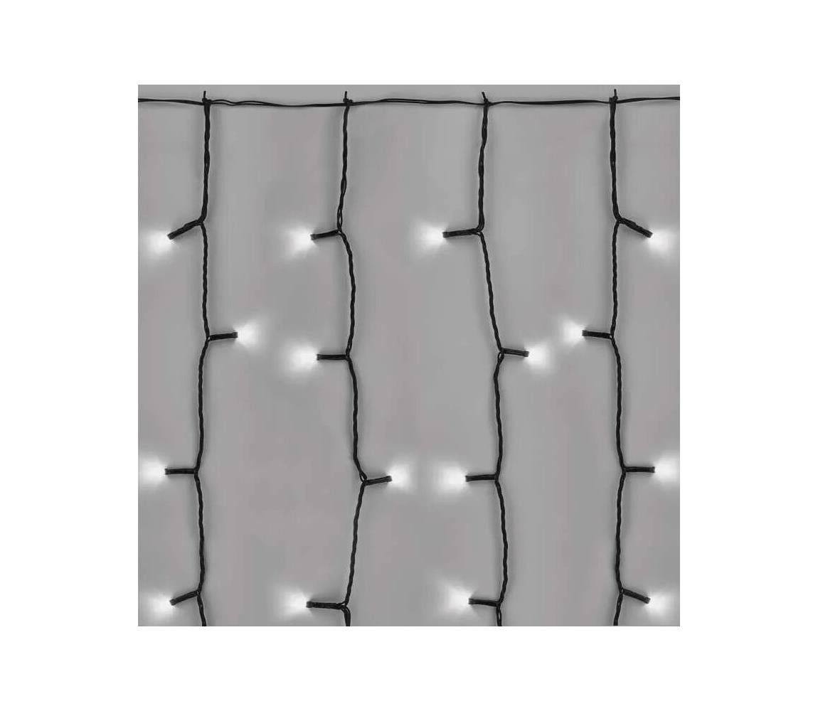 D1EC01 Standard LED spojovací vánoční řetěz záclona 1x2 m venkovní studená bílá