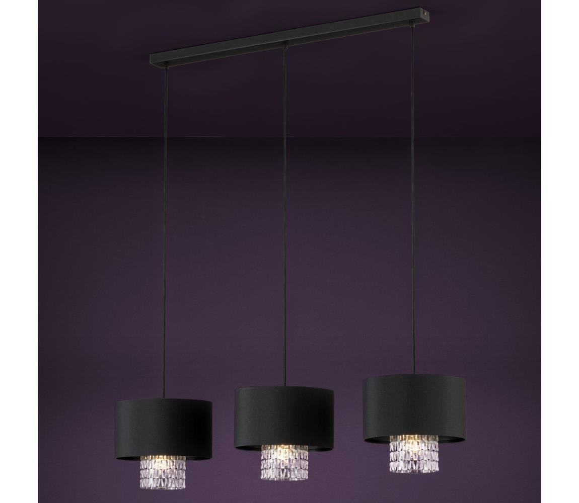 Eglo Eglo 39978 - Lustr na lanku SAPUARA 3xE27/40W/230V černá