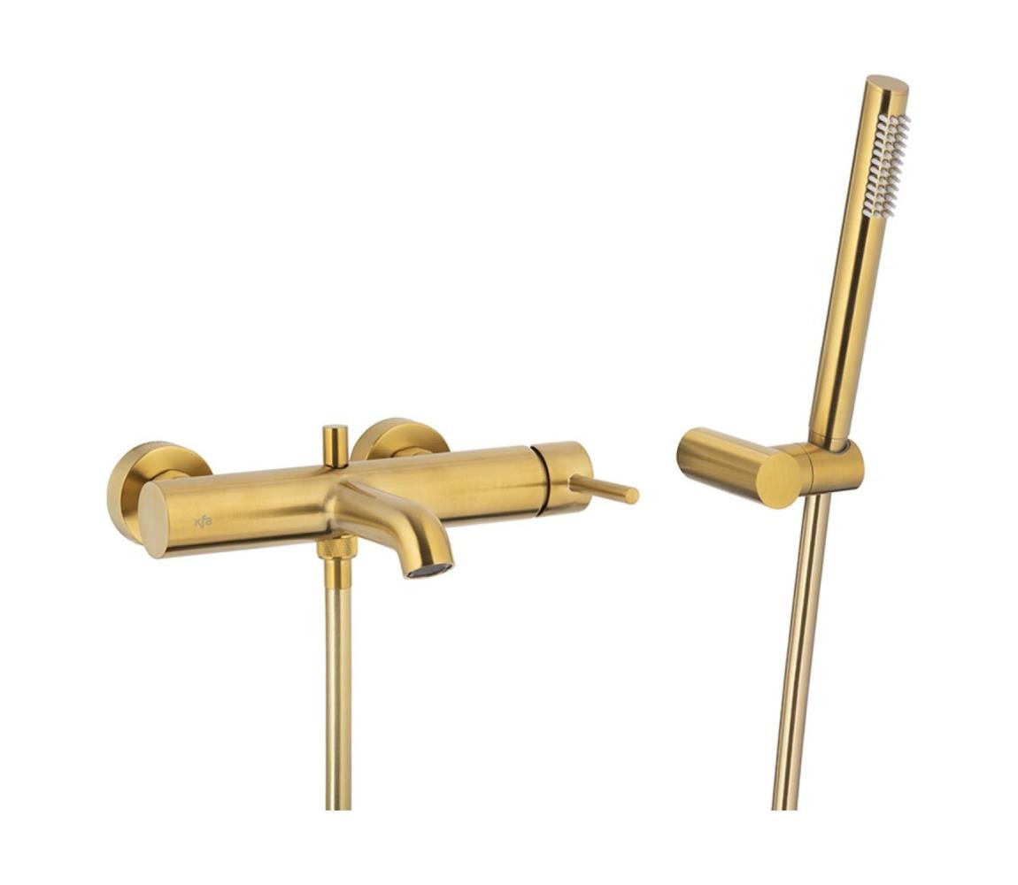 KFA Armatura KFA Armatura 5034-520-31 - Vanová sada s baterií MOZA zlatá