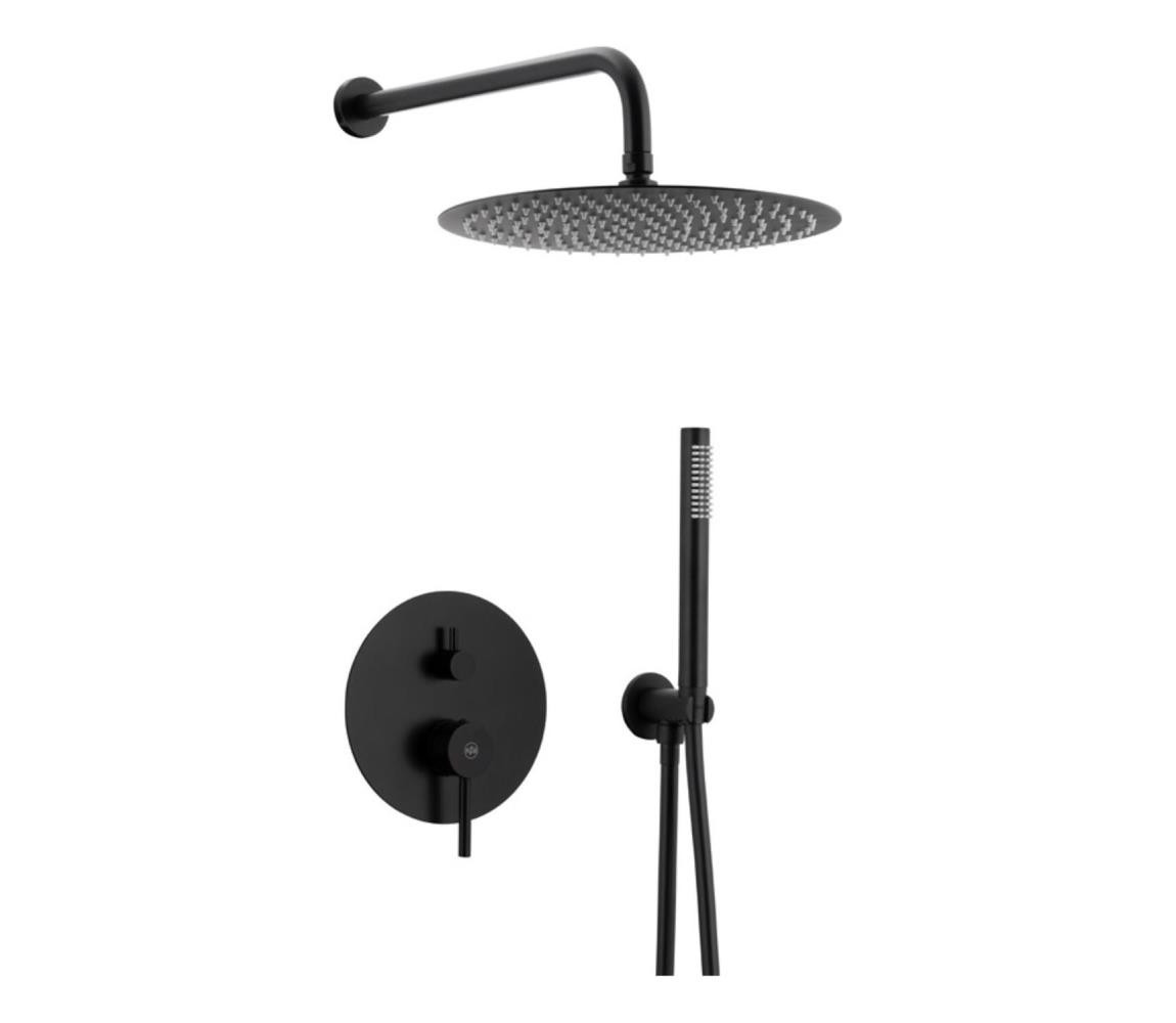 KFA Armatura KFA Armatura 5039-501-81 - Sprchová sada s podomítkovou baterií MOZA matná černá