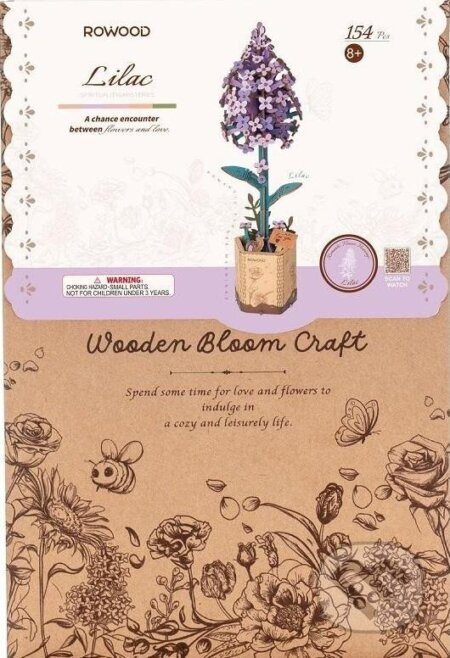 3D Dřevěná skládačka: Šeřík - Robotime