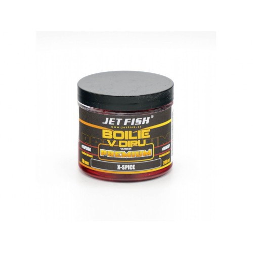 Jet Fish Premium clasicc boilie v dipu 200ml - 20 mm : X-SPICE