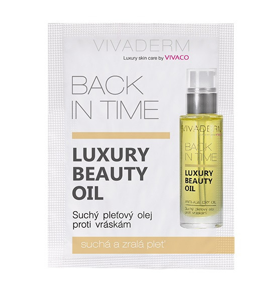 Vivaco Vivaderm Luxusní suchý olej BACK IN TIME - vzorek 4 ml