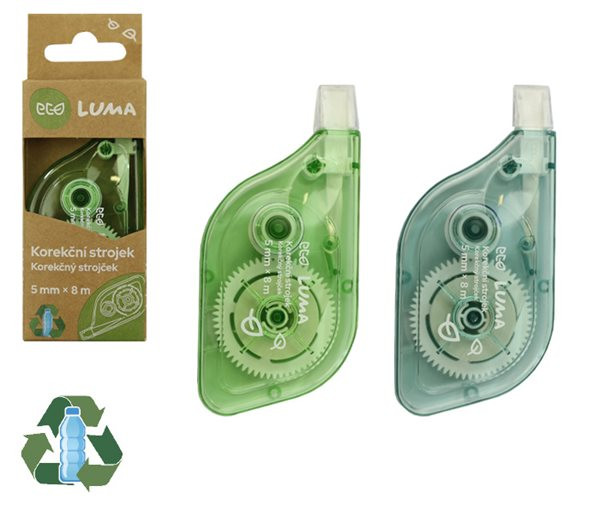 Korekční strojek ECO LUMA 5 mm × 8 m - mix barev