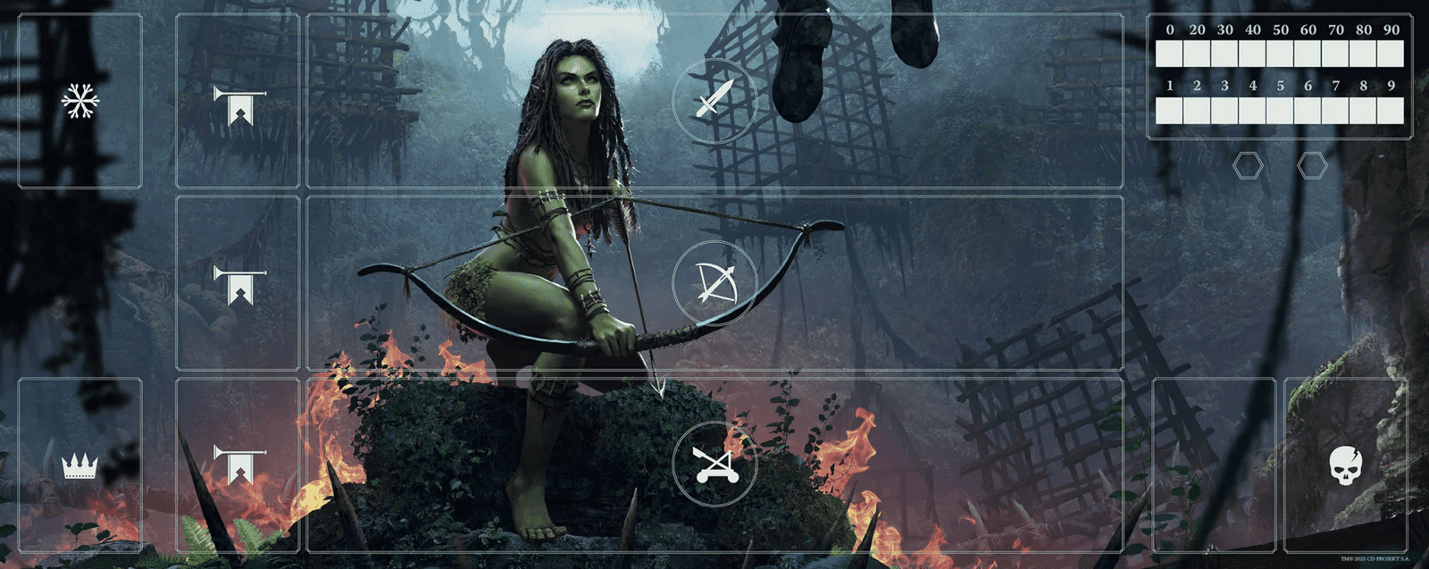 xzone Herní podložka Gwint - Scoia'Tael