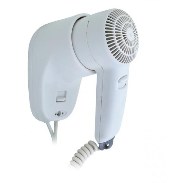 CATA EMPIRE VIENTO 1 HOTELOVÝ FÉN ZÁVĚSNÝ ABS PLAST BÍLÝ (9814)