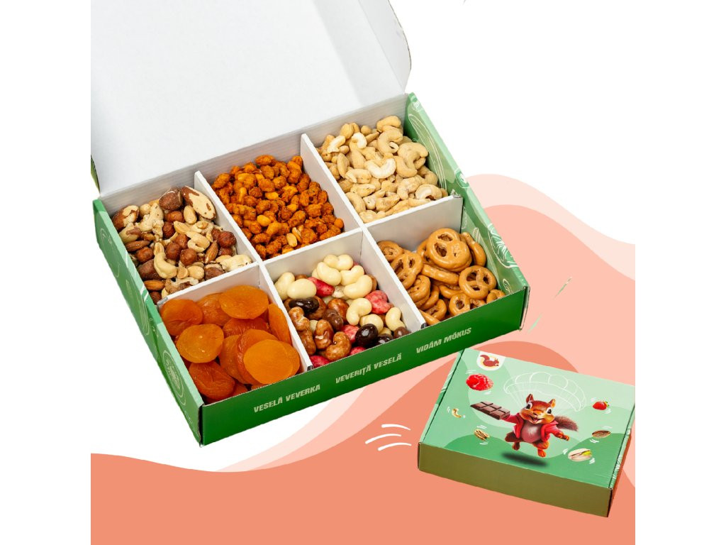 Veselá Veverka Degustační box 800g