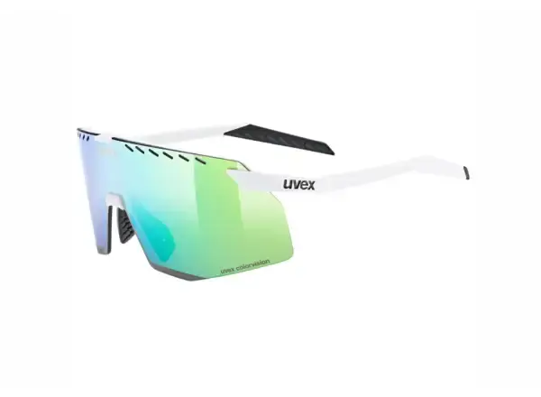 Uvex Pace Stage ColorVision brýle White Matt/Mirror Green