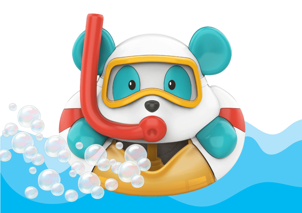 mamido Hračka do koupele Generátor mýdlových bublin medvídek