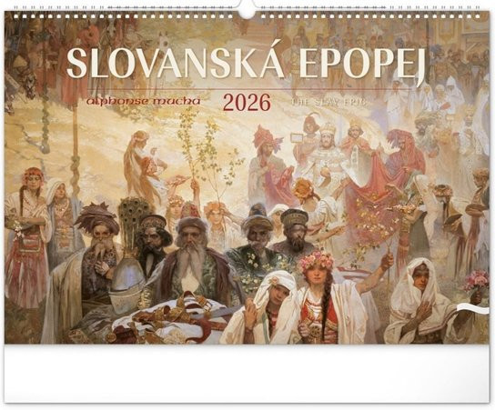 Slovanská epopej 2026 - nástěnný kalendář