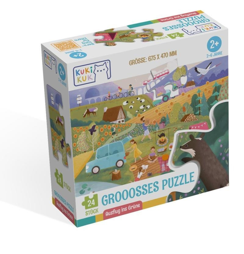 Kukikuk Grooosses Puzzle Ausflug ins Grüne