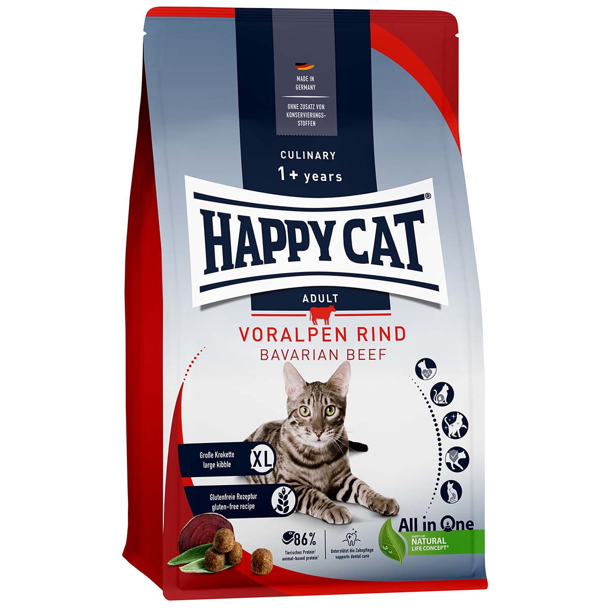 Happy Cat Culinary Adult hovězí - výhodné balení: 2 x 10 kg